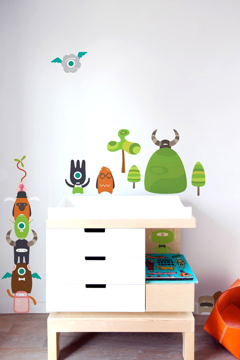 Build-a-Bot  - Kids Wall Stickers  BabyBot: Wall Sticker & Wall Decal Main Image