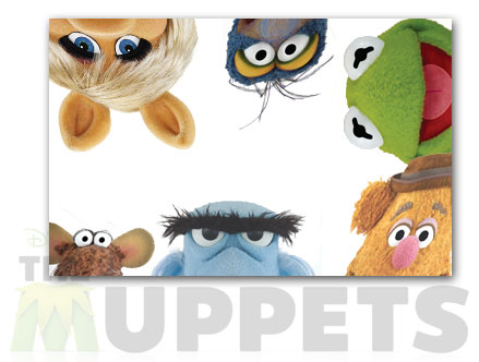 Faces  The  Muppets: Sticker / Wall Decal Outline