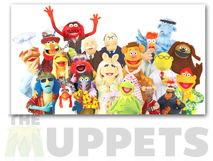 Muppets au complet   Les Muppets: Sticker / Wall Decal Outline