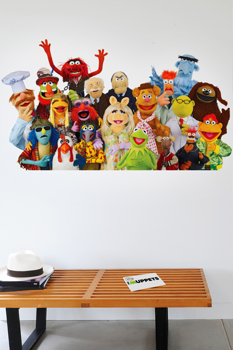 Muppets au complet   Les Muppets: Wall Sticker & Wall Decal Main Image