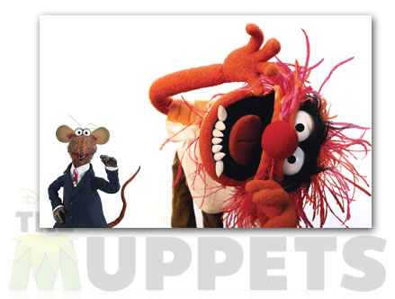 Animal et Rizzo  par Les Muppets: Sticker / Wall Decal Outline