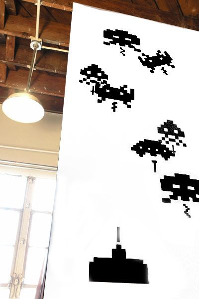 Space Invaders - par Stickers muraux dco Geek
