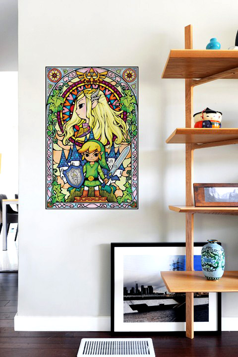 Zelda Wind Waker: Princess Wall Decals  Nintendo: Wall Sticker & Wall Decal Main Image