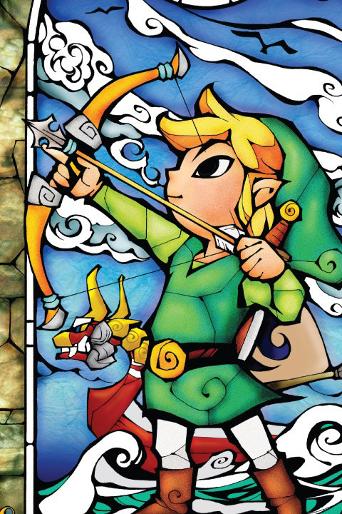 Zelda Wind Waker: Heros Bow Wall Decals  Nintendo: Wall Sticker & Wall Decal Main Image