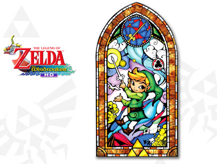 Zelda: Wind Waker Gold Wall Decals  Nintendo: Sticker / Wall Decal Outline