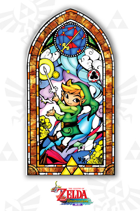Zelda: Wind Waker Gold Wall Decals  Nintendo: Wall Sticker & Wall Decal Main Image