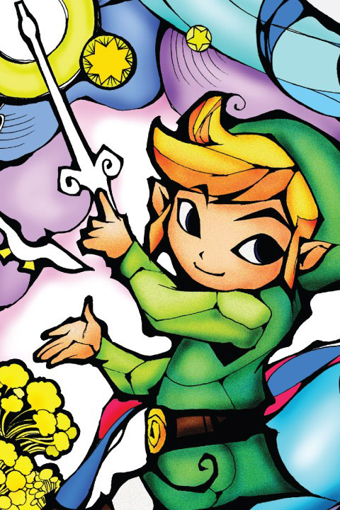 Zelda: Wind Waker Gold Wall Decals  Nintendo: Wall Sticker & Wall Decal Main Image