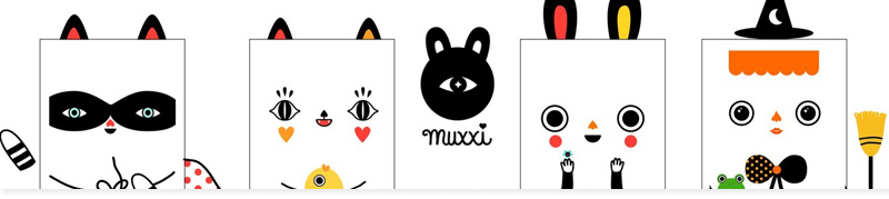 Muxxi - Stickers de porte design et contemporains - Collection exclusive et originale par Muxxi stickers déco chambre d'enfant - stickers design enfants - stickers bébés - stickers ludiques