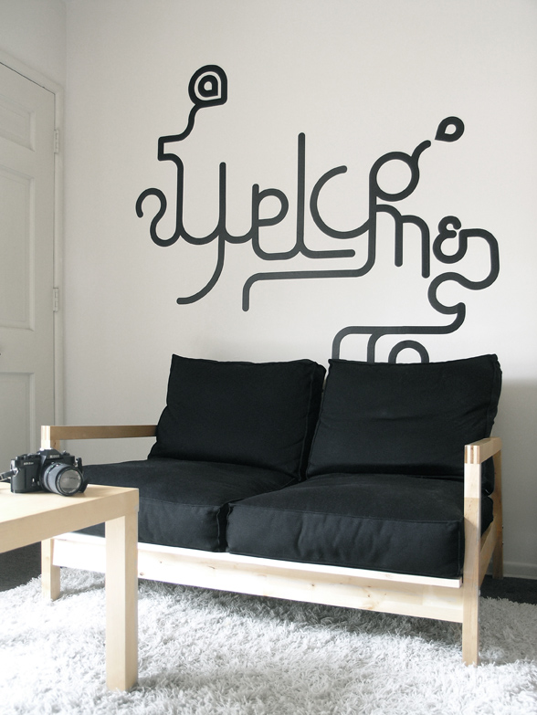 Stickers muraux Typo graphy  par Veer: Wall Sticker & Wall Decal Main Image