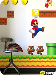 Stickers muraux New Super Mario Bros. par Nintendo