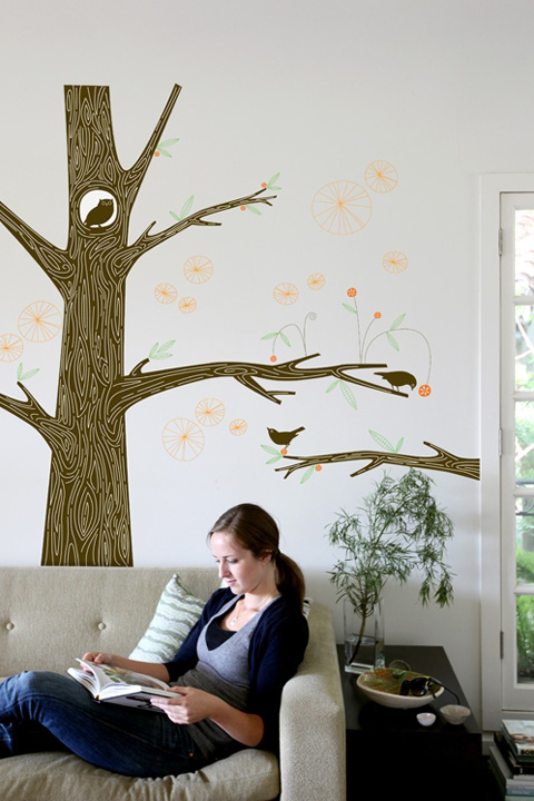 Sticker mural exclusif Branches par Amy Ruppel