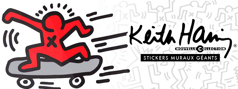 Stickers muraux PopArt - Keith Haring - Collection exclusive